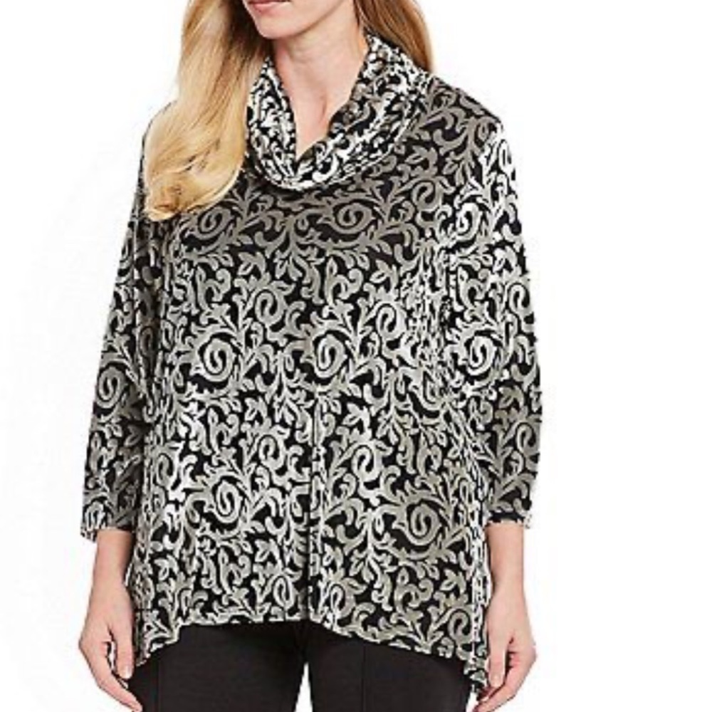 Ruby Rd velvet top